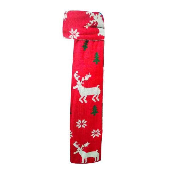 

christmas gift snowflake elk christmas tree knitted warm wild shawl scarves autumn and winter fashion scarf accesorios mujer, Blue;gray