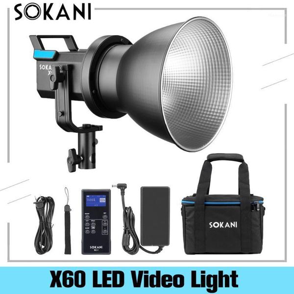 

flash heads sokani x60 kit version 2 v2 cob led video light 80w 5600k outdoor pography daylight lighting adjust brightness bowens mount1