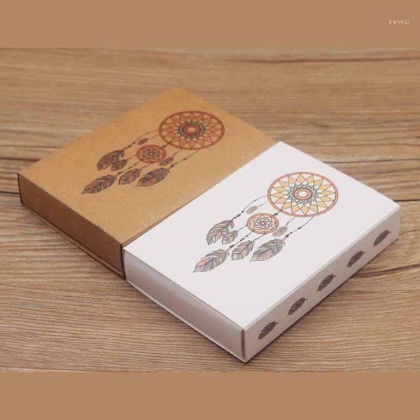 

gift wrap diy kraft/white color gifts display box paper thank you necklace/earring set ring/bracelet1