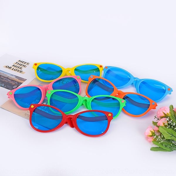 

id6ba colorful oval large environmental protection commercial funny novel carnival glasses bar christmas multi-purpose glasses biiyi