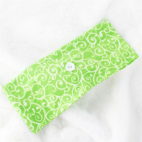 

casual mouth mask ear stretch hairband with buttons flowers printed knits headbands sports head band new arrival design 4sq e19