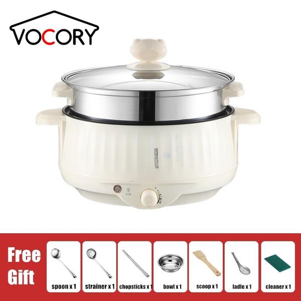 

electric skillets multi-function cooker non-stick multicooker for travel school home gift 400w-1000w 1.7l-3.7l