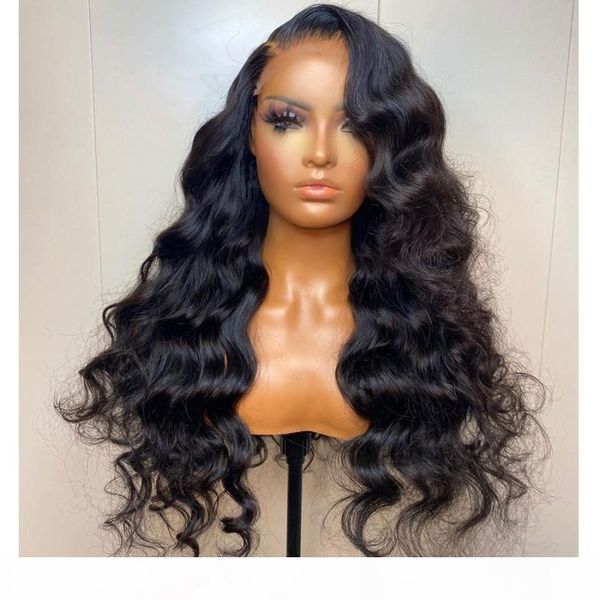 

brazilian body wave pre plucked 360 lace frontal human hair wigs with baby hair 180density 4x4 silk base full lace wigs remy, Black;brown