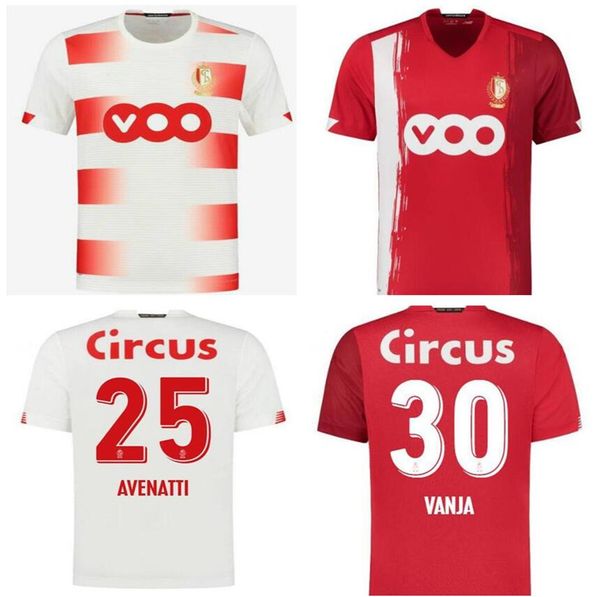 

new 20 21 standard liege soccer jerseys home limbombe 2020 2021 r.standard de liege vanheusden laifis cimirot emond carcela football shirts, Black;yellow