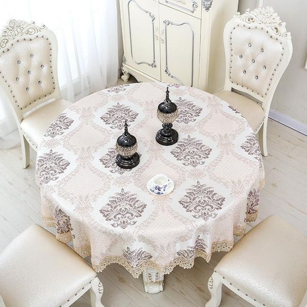 

table cloth household high-end round tablecloth, fabric european style