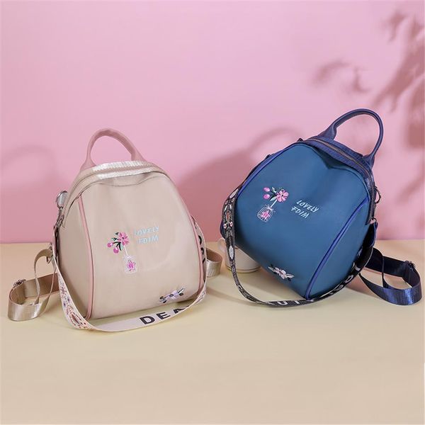 

мода оксфорд женщины рюкзаки подростковая девушки вышивка печати школа мешки плеча высокого качества путешествия повседневный ранец болса bb