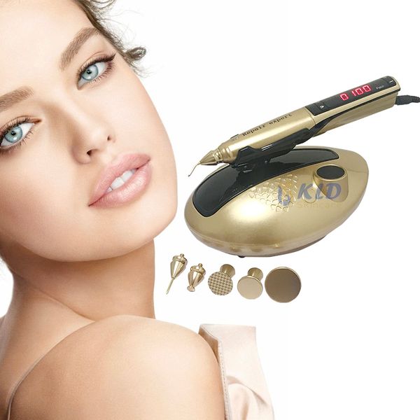 

2021 plasma lifting pen with lifetime use 6 needle tips for face body spa use plasma lift wrinkle removal skin rejuvenating