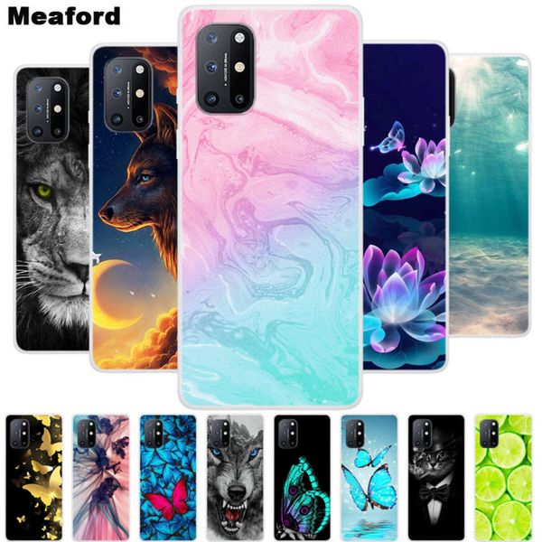 

oneplus silicon cover phone for one plus 8t 8 t soft case oneplus8t 1+8t 2020 bumper coque protective fundas
