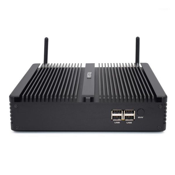 

mini pc intel 8th core -8250u -8550u fanless computer pci-e 300m wifi1