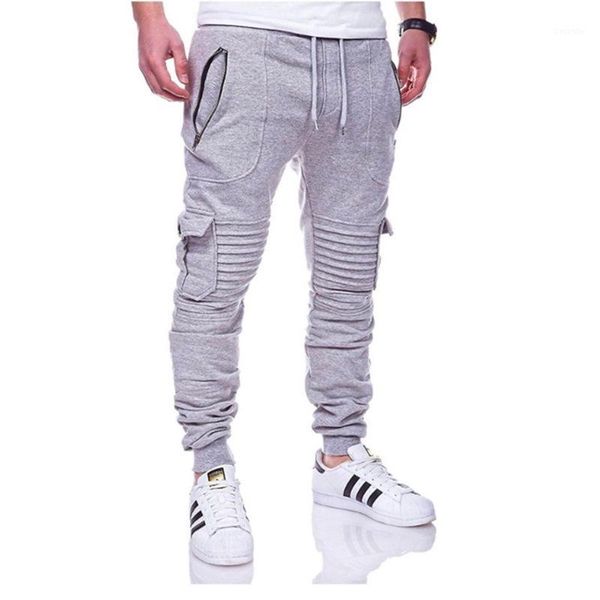 

man pants 2018 new fashions joggers pants male casual sweatpants bodybuilding fitness track men's sweat trousers size 3xl1, Black