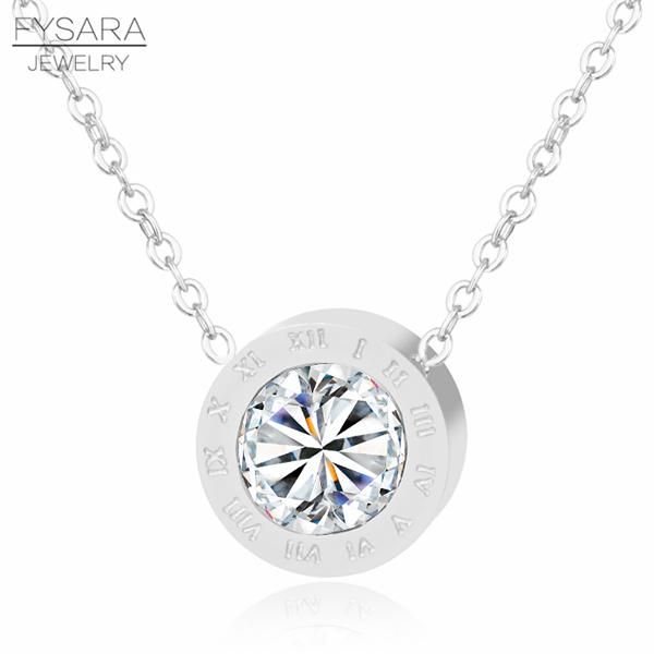 

fysara римские цифры ожерелье подвесной хрусталь модный заявление короткое ожерелье для женщин роскошь любовь колье ювелирные изделия оптом, Black