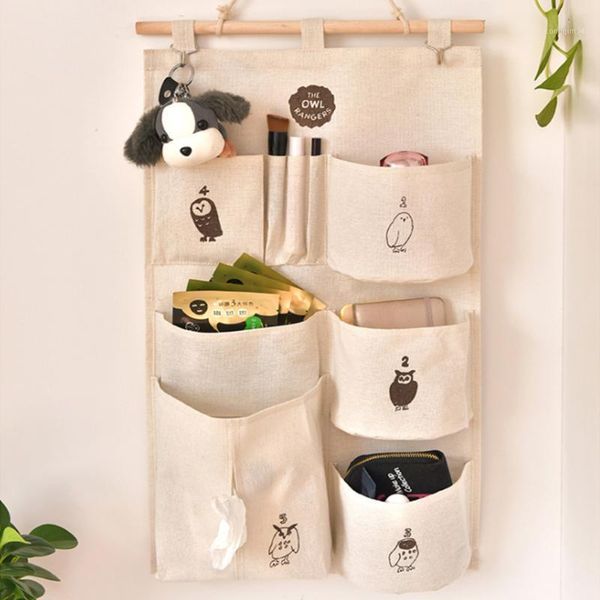 

portable washable office multi pocket hanging organizer storage bag home waterproof space saving cloth foldable container1