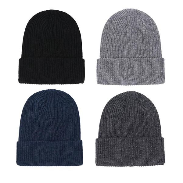 

beanies knit hat autumn winter outdoor men knitted hat hip-hop embroidery badge skullies warm man sport gorros women knitwear cap