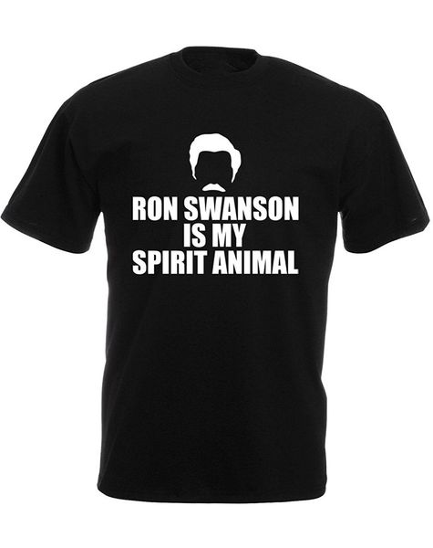 

brand88 ron swanson is my spirit animal, printed t shirt t shirt print shirts fashion 2017 tee sport hooded sweatshirt hoodie