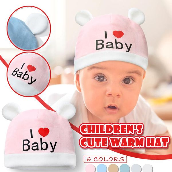 

newborn hat infant baby beanie for boys girls cap letter print cotton knitted winter warm hats suit for 0-2 years wmtdwd, Yellow
