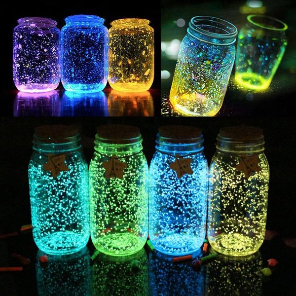 

10g glow gravel luminous party decoration diy luminous noctilucent sand fish tank aquarium fluorescent particles new year gift