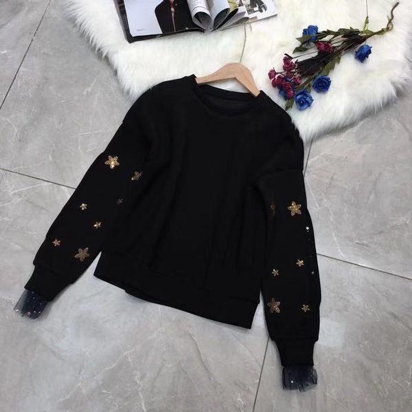 

jk12171 fashion women's sweaters 2021 runway european design party style women's clothing1, White;black