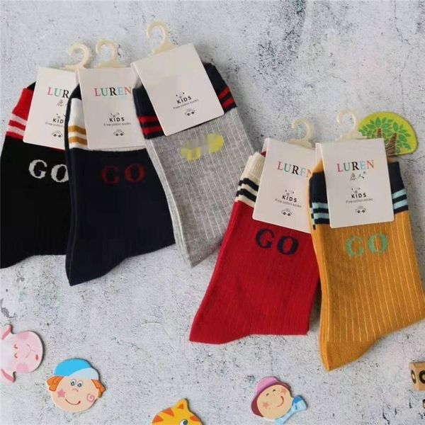 

qjzqo deer people children's new autumn and winter pure baby medium tube boys and girls 1-12 children's shoes socks cotton socks s, Black