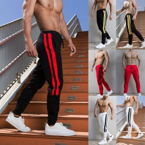 

casual pants men's 2020 new sports pants men's spring and summer thin leggings trendy1, Blue