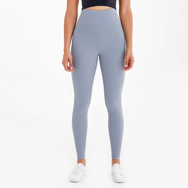 Yoga-Leggings mit superhoher Taille, Fitnessstudio-Kleidung, Damen-Caprihose, hygroskopisch, schweißableitend, nacktes Gefühl beim Laufen, Fitness-Hose, Strumpfhose