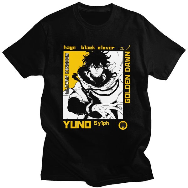 

fashion anime black clover yuno for short sleeve japanese ga tee casual tshirt pure merch gift hooded sweatshirt hoodie men t shirt