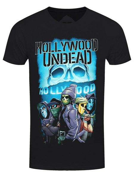 

hollywood undead t-shirt crew men's black gym tee shirt sport hooded sweatshirt hoodie