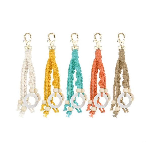 

1pcs creative rope knot tassel diy jewelry curtain garments decorative accessories key chain handbag pendant craft tassels h sqczjs
