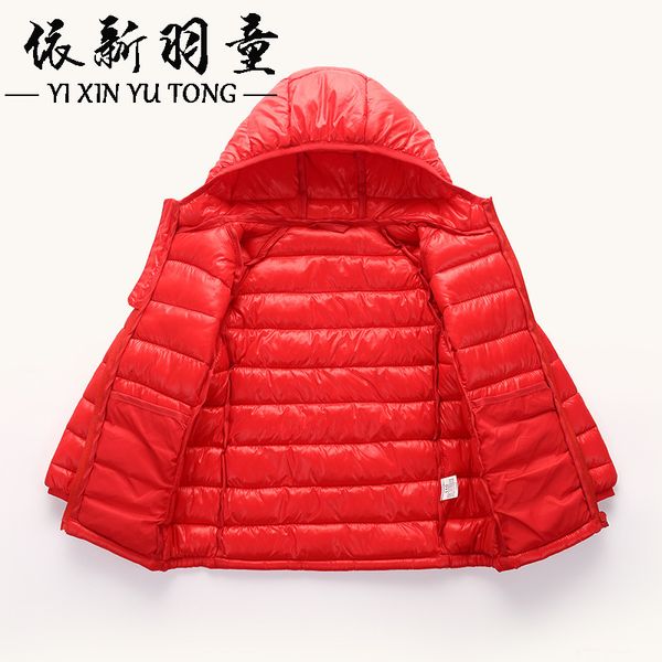 

off season light down children boys, cotton padded jacket for girls in autumn and winter