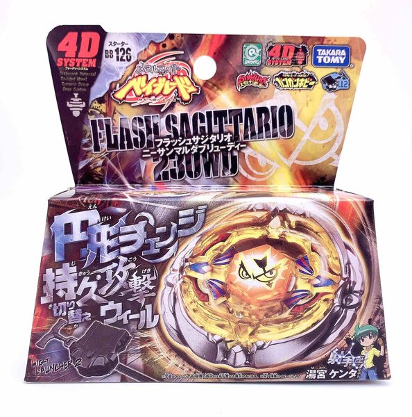 

takara tomy beyblade metal fight bb126 flash sagittario 230wd+launcher 1019