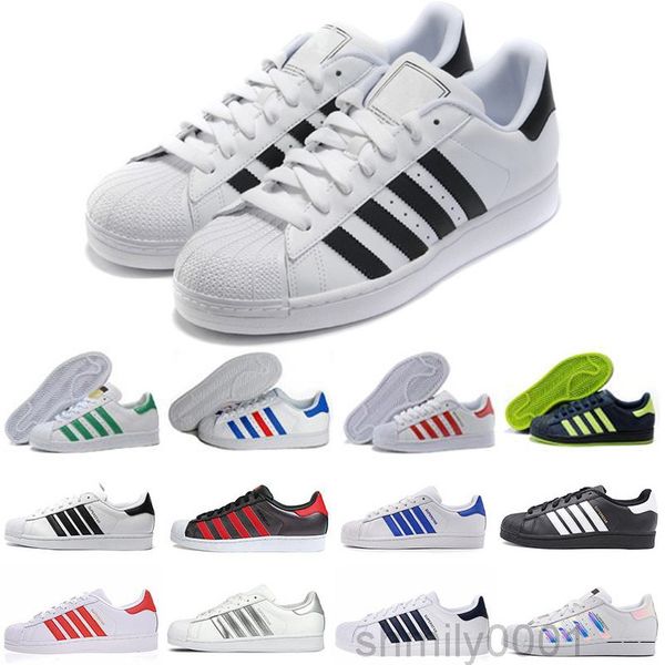 

2020 originals superstar white hologram iridescent gray gold superstars 80s pride sneakers super star women men sport casual shoes eur 3-yq