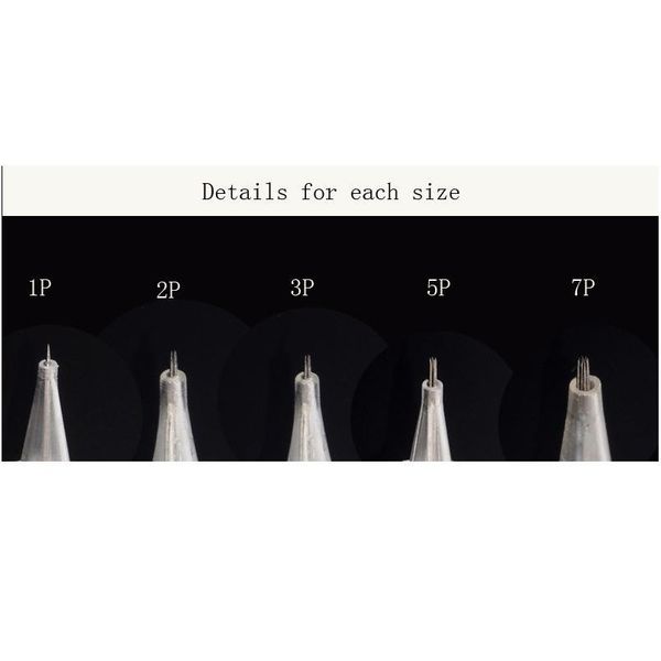 

wholesale new tattoo permanent makeup needle cartridge for eyebrow tattoo or lip with 1p,2p,3p,5p qyldgx