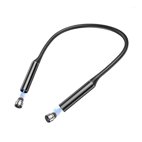 

bluetooth 5.1 sports earbuds waterproof in-ear earphones neck hanging headphones1