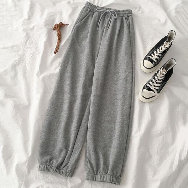 

spring women sweatpants high waist sport running gym stretch pants casual ladies drawstring long pants 2020 sell joggers1, Black;white