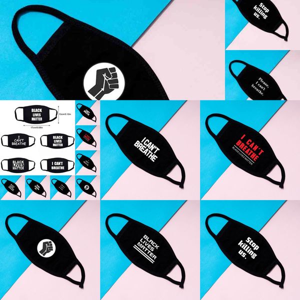

matter black cant breathe i lives face mask discrimination parade to protest women men washable reusable dust protect cotton masks
