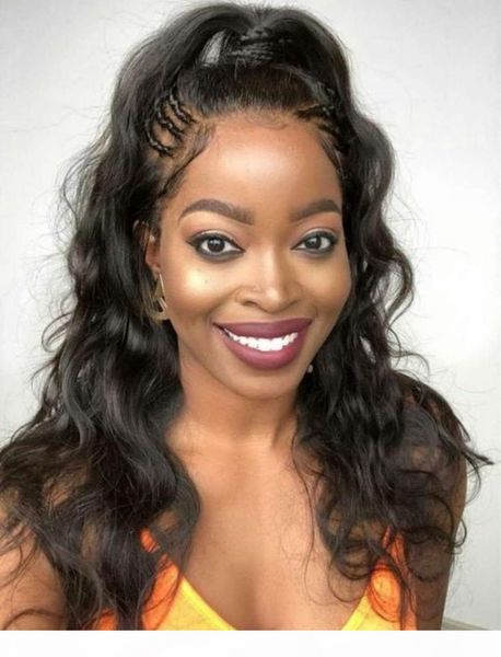 

тело волна конский хвост шиньон 140g зажим для волос 8a ​​человек в высокой естественной волнистой 100 человек девственница волос шнурок хво, Black