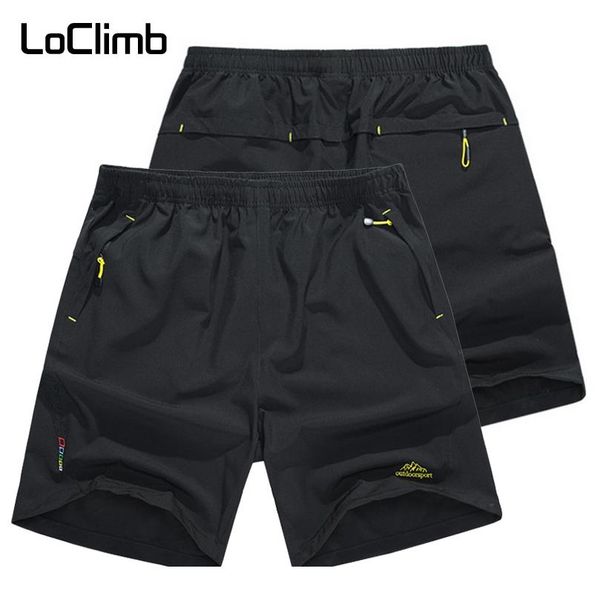 

loctlimb большой размер 8xl мужские спортивные шорты человек наружный бег / рыбалка / треккинг / пешеходные шорты мужские летние быстрый сух, Black;blue