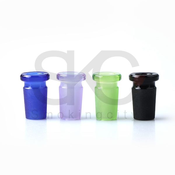 Adaptador de vidro para ferramentas para fumantes de cachecóis para fumar fêmea de 10 mm a 14 mm mini convertido para quartzo banger bongs bongs bongs