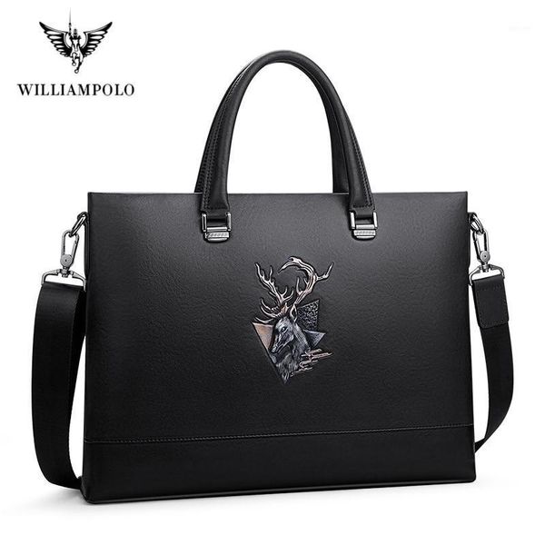 

briefcases men's genuine leather briefcase business laphandbags male crossbody shoulder bag cow notebook briefcases1