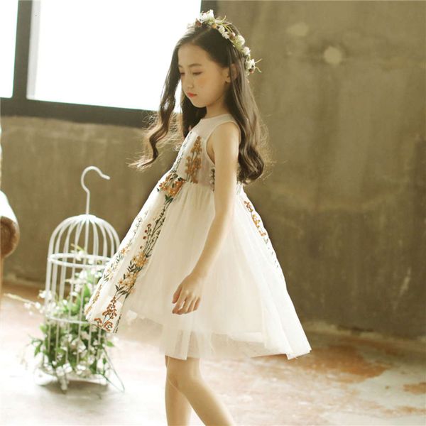 

baby korean lace vt summer drs big children's princs skirt7g72, Red;yellow