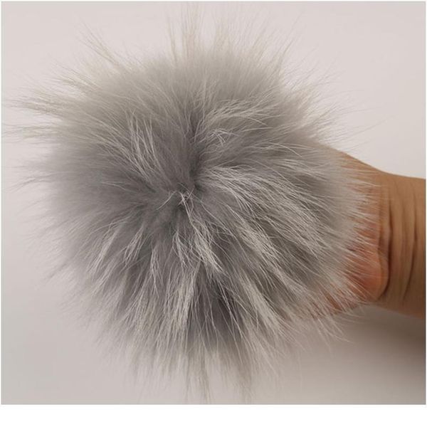 

dankeyisi luxury fluffy raccoon fur pompom ball keychain real fur pom pom pompom mink fur pompon for hats bags shoes acc jlltjn