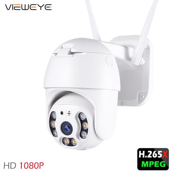 

cameras est h.265 ptz ip camera 2mp wifi cloud storage motion voice alert dual antenna ir light security surveillance