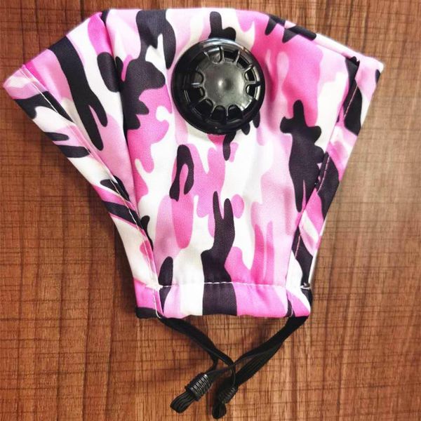 

valve face cotton breath fashion pm2.5 masks mouth anti-dust reusable fabric mask with filters inside fy0016