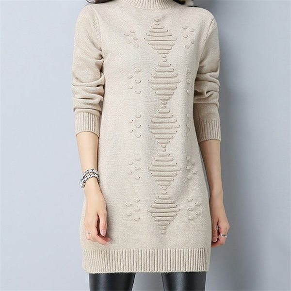 

women autumn winter sweater long sleeve female casual long sweaters solid color womens jumper pullover 201222, White;black