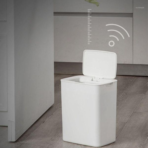 

vacuum cleaners intelligent automatic induction electric rubbish trash can smart rechargeable type waste bins garbage storage basket1