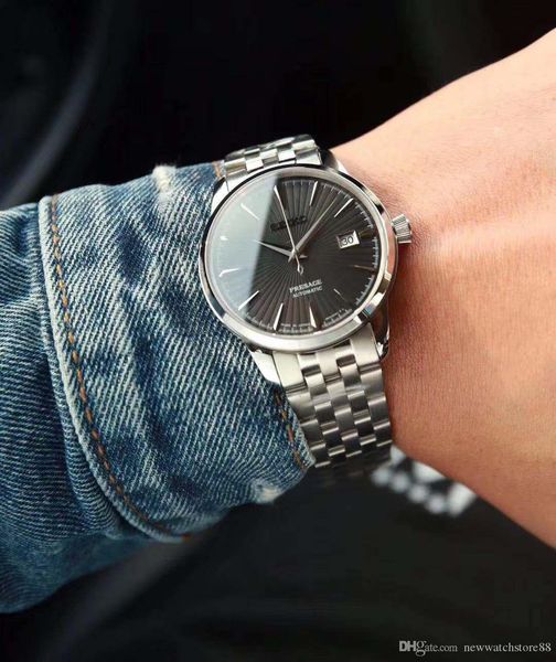 

горячие мужские часы мужские механические автоматические часы моды случайные наручные часы новый modell роскошные наручные часы спорт бизнес, Slivery;brown