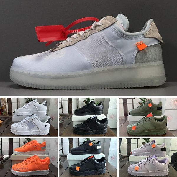 

new arrival s mens womens 1 skateboarding shoes one white black fashion casual running sports sneakers e-5c5