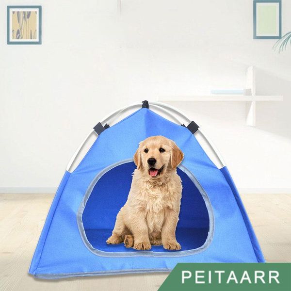 

cat beds & furniture [peitaarr] pet outdoor supplies picnic tent sun protection waterproof windproof all seasons automatic fold small dogs c