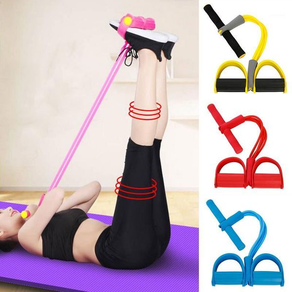 

vip fitness 4 tube resistance bands latex pedal exerciser1