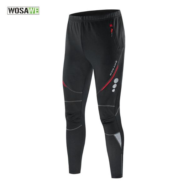 

men's cycling pants winter fleece bicycle pants bike cycle riding clothing fishing fitness sportswear bicycle cycling trousers, Black;blue