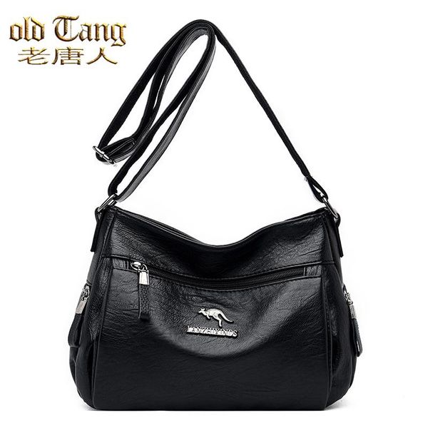 

old тан кожа pu молнии роскошные сумки женские сумки конструктор дамы плеча crossbody сумки для женщин 2020 болса feminina сак